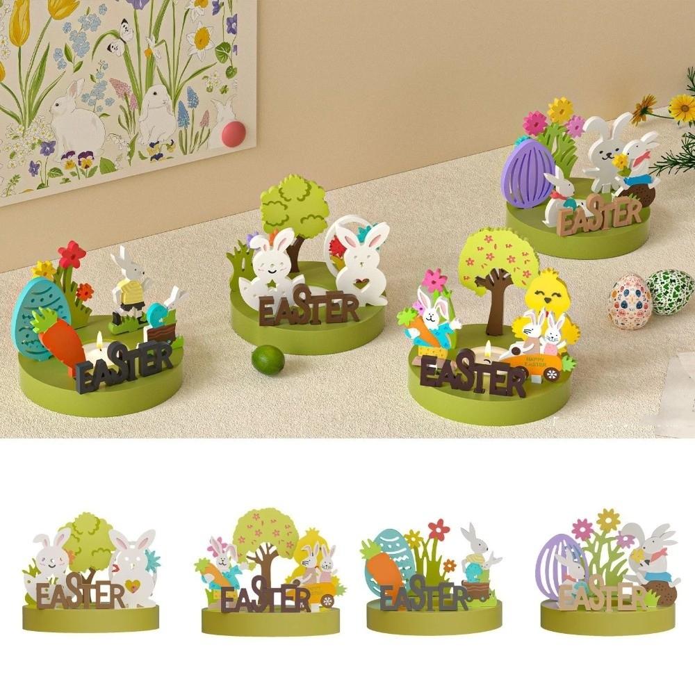 Flexible Easter Candle Holder Mold Heat Resistant DIY Decor Mold Spring Renewal Mold Home Gift