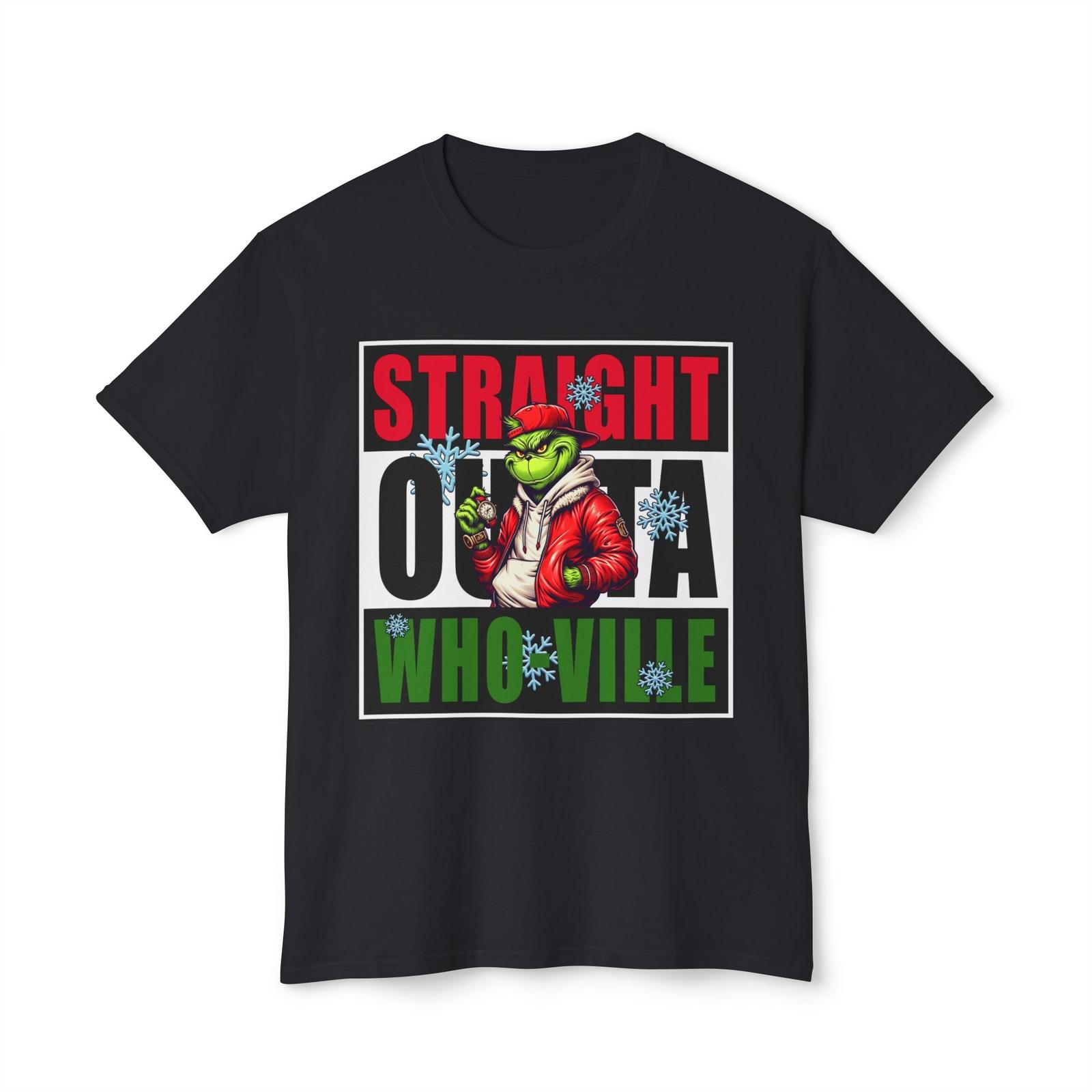 26 The Grinch Straight Outta Whoville T-shirt Unisex T-Shirt S
