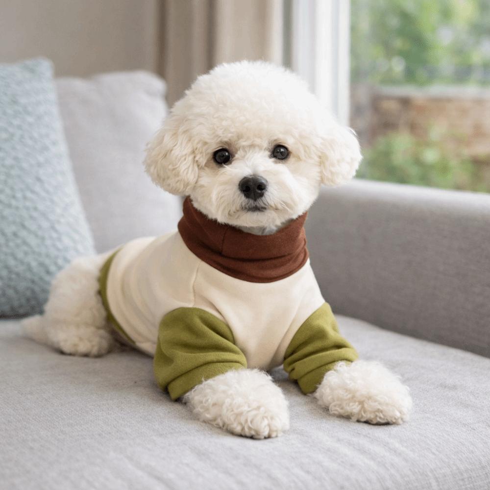 Warm Puppy Jumpsuits Windproof Dog Pullover Lightweight Dog Four-Legged Apparel  Daily Wear