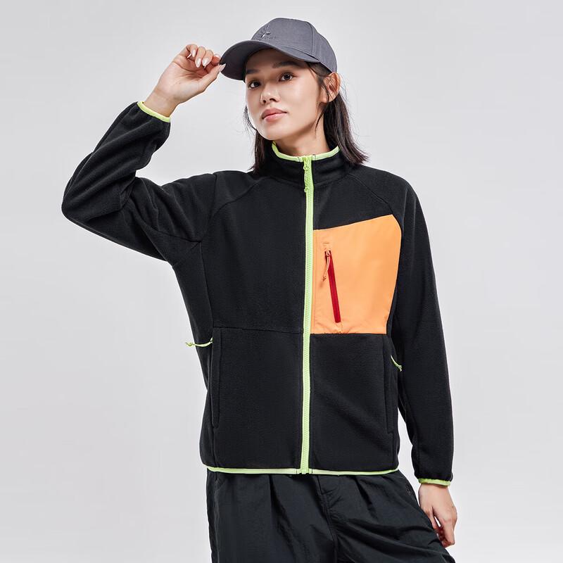 Tuoluzhe Women s Outdoor Fleece Jacket GRY407472 XL