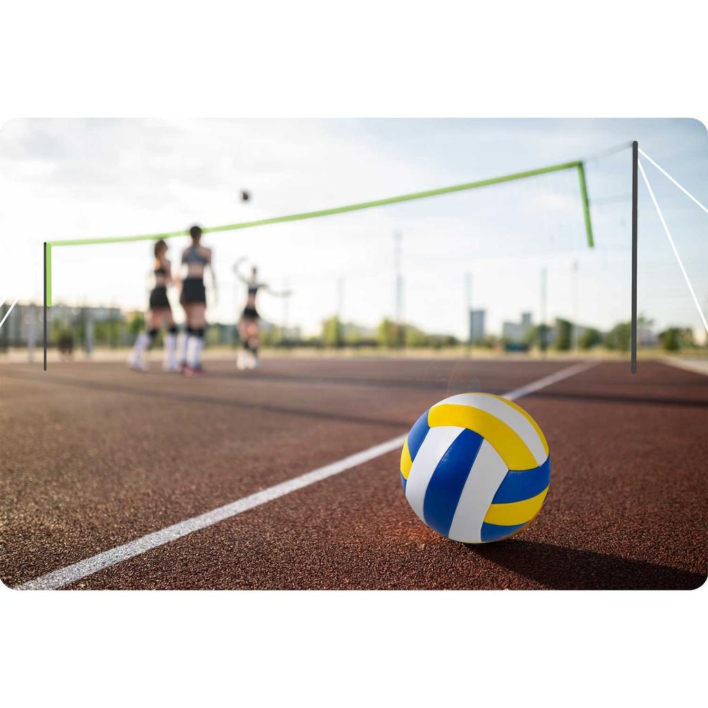 Netz und Rahmen für Volleyball und Badminton 570 cm