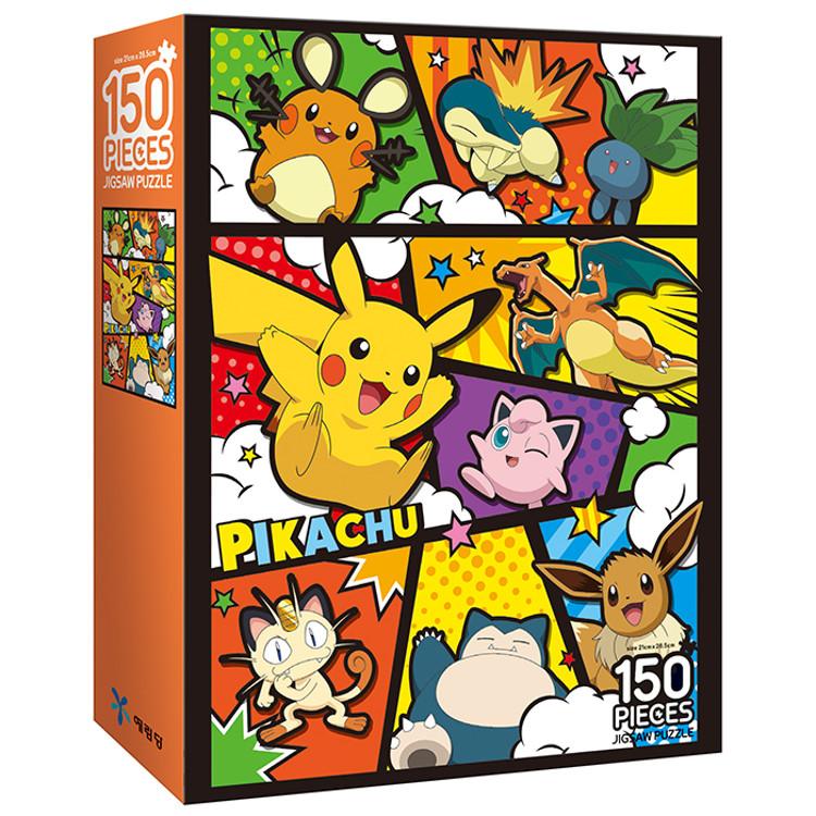150 Piece Jigsaw Puzzle - Pokemon Comic Art, Popular Korean Puzzle