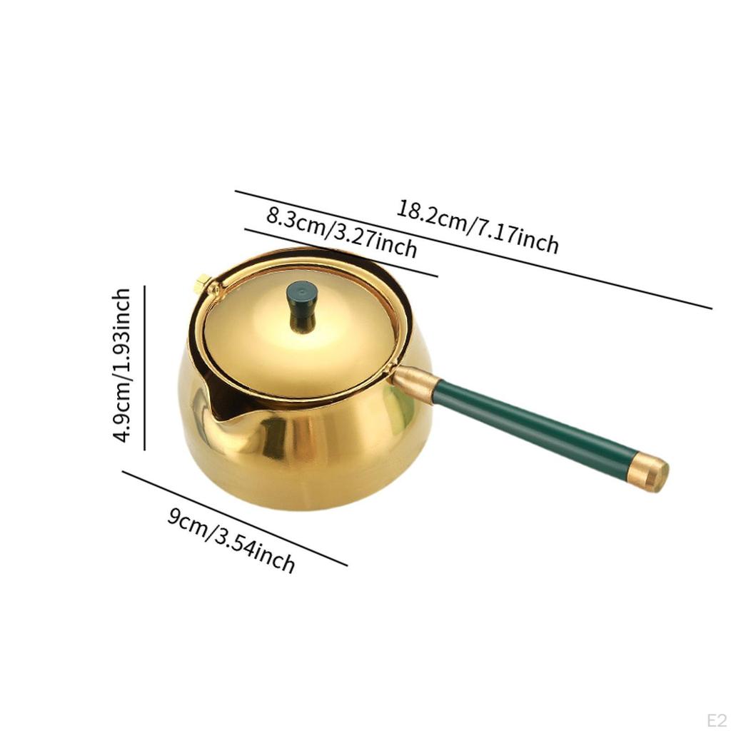 Degree Rotating Portable Teapot for Cooking Tea - Teahouse, Hiking, Hotel, Camping