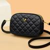 Summer Three layer Mini Mobile Phone Bag Fashionable Casual Mother Bag Atmospheric Diamond Square Bag New Crossbody Bag