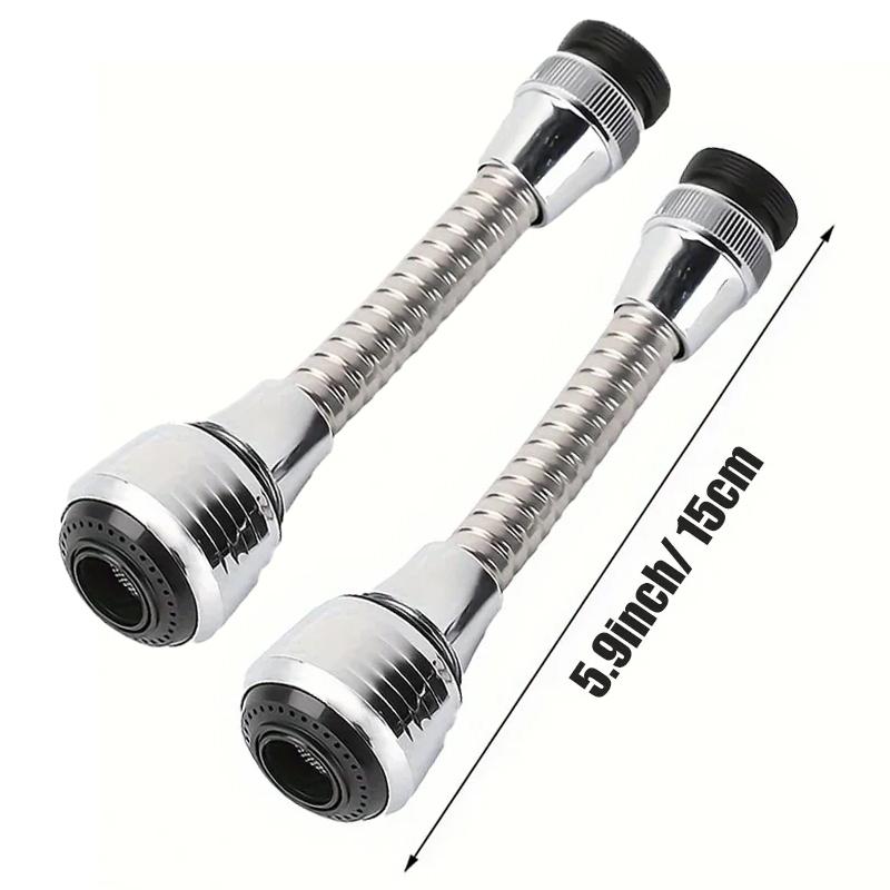 Wasserhahnfilter Sprudler Wasserhahnverlängerung Düse Drehbarer Wasserhahn für Küche Badezimmer Waschbecken Zubehör