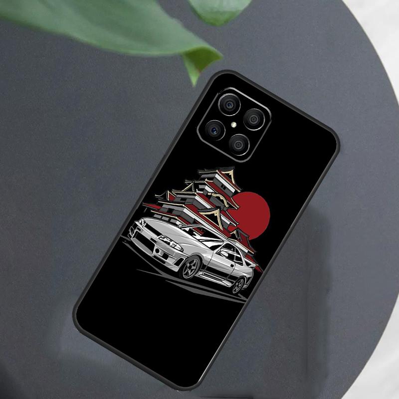 JDM Cars For Honor Magic 5 6 7 8 Pro Case For Honor 400 200 50 70 Lite X8c X8b X9a X9b X9c X9d Win RT
