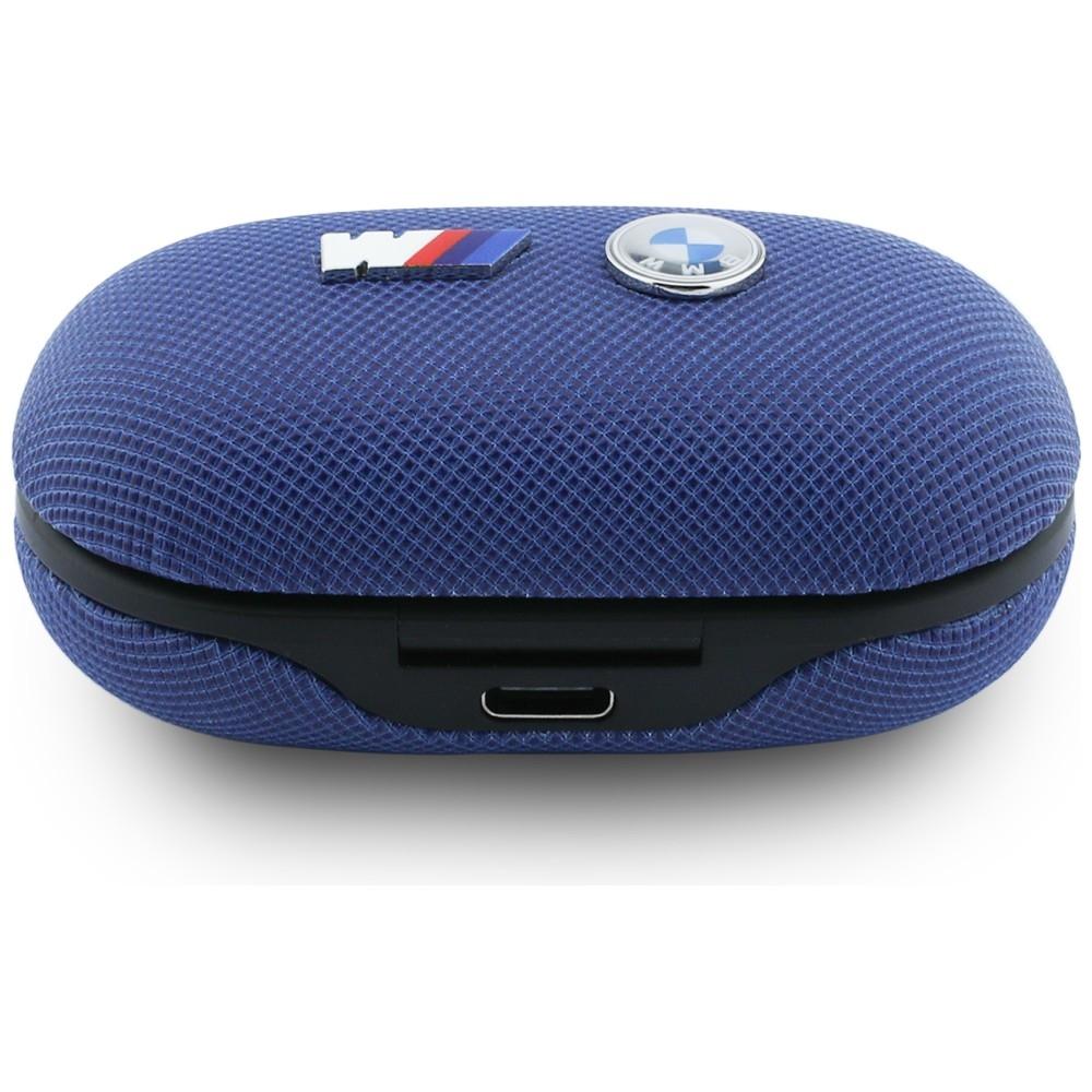 TWS Bluetooth Headphones BMW M Metal Logo ENC Blue