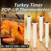 2/5/10/20pcs Turkey Timer POPUP Thermometer Poultry Roasted Chicken Thermometer Disposable For Cooking Chicken Beef Meat