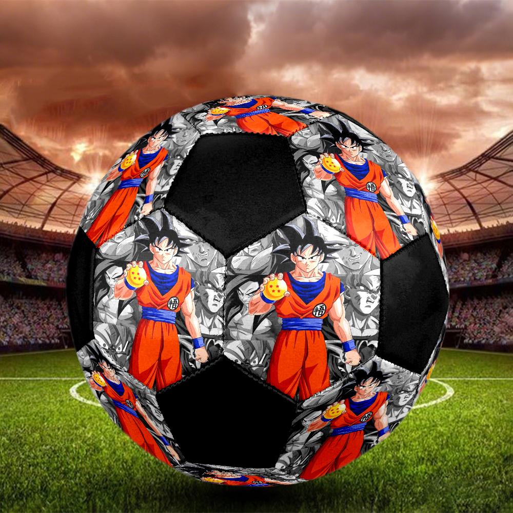 Dragon Ball Indoor Soccer Ball Colorful Machine Stitched PVC Size 5 Team Training Competition Ready Durable High-Bounce Cool Sports Gift