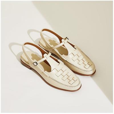 Scarpa da Donna Elegante Vintage 2025 Estate Nuove Sandali Intrecciati Temperamento Donna Scarpa Singola Romana Scarpa da Pescatore Donna