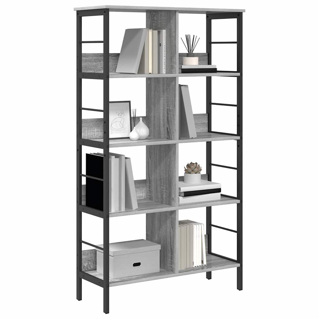 Bookshelf Grey Sonoma 82 x 32 x 144.5 cm Particleboard