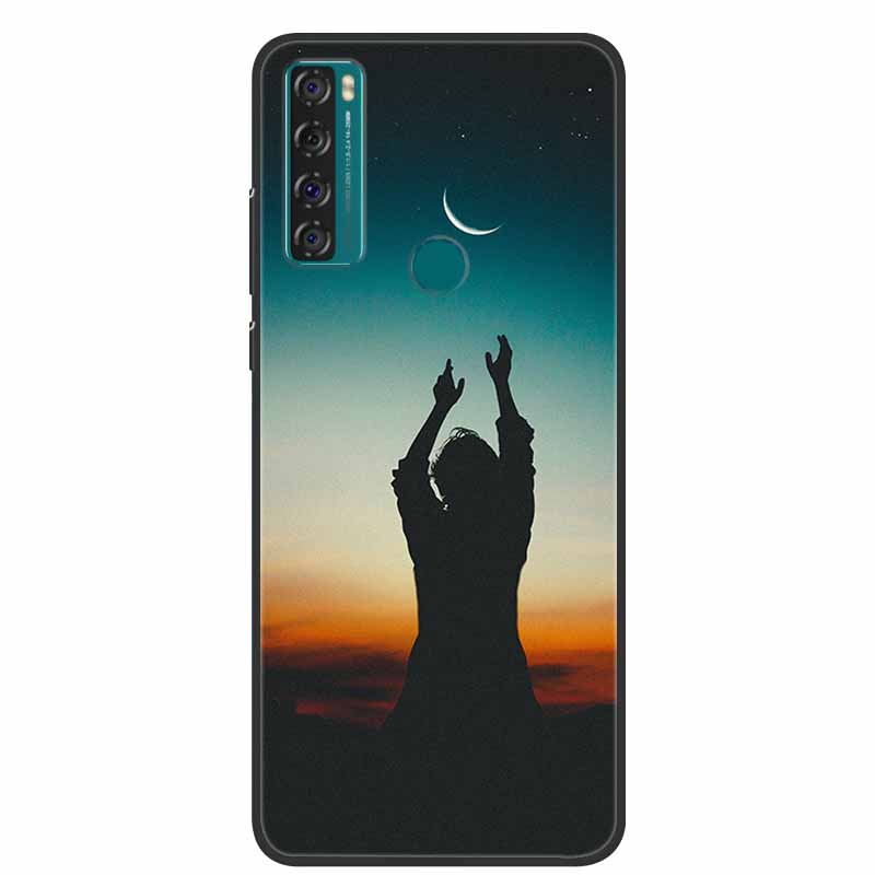 For TCL 20SE Case 20L+ 20L 20S Paint Soft TPU Silicone Phone Cover for TCL 20L Case Coque20s 20 s T775H T774H TCL 20 se 20 Plus