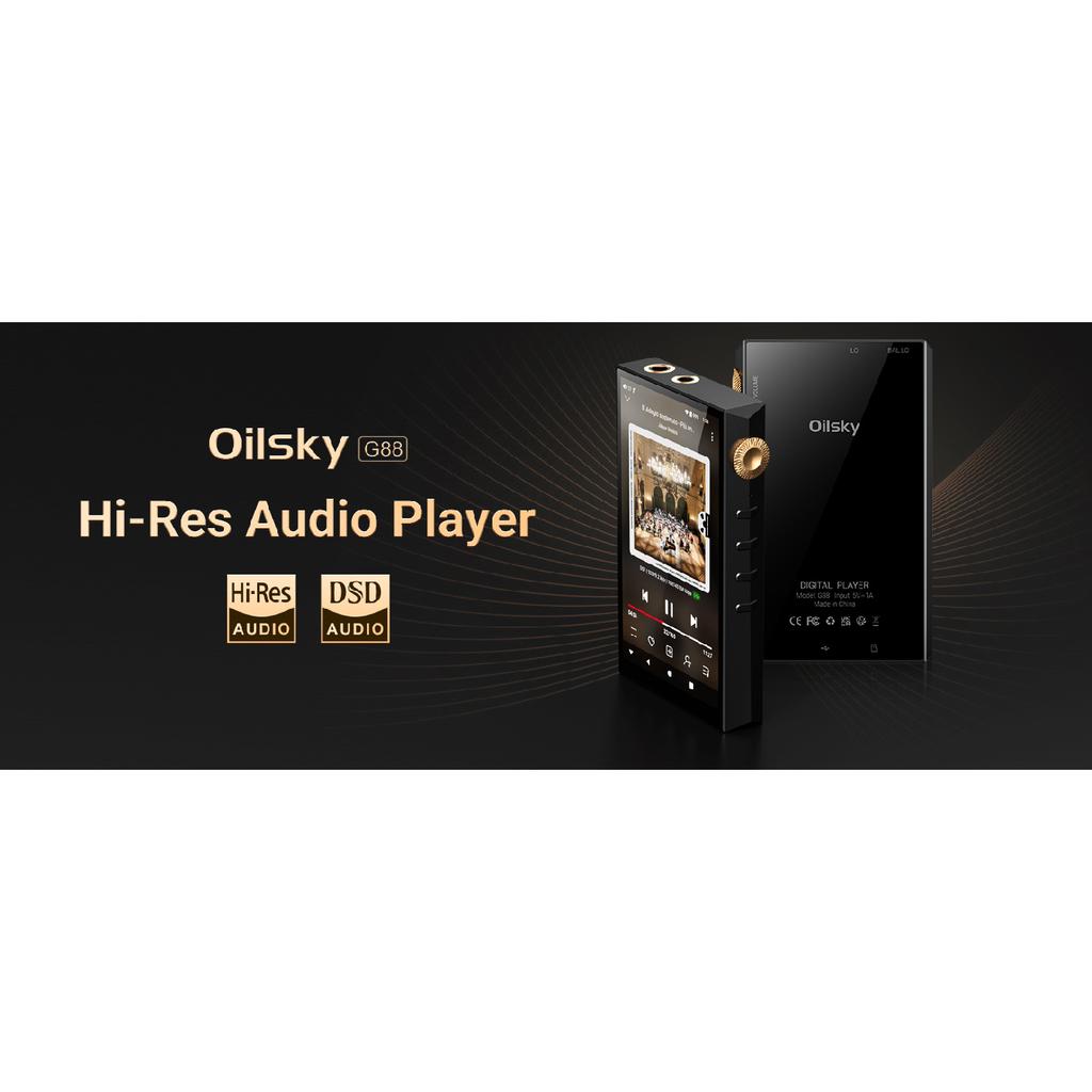 Hi-Res Audio Player, Oilsky 160GB(32GB+128GB) HiFi MP3 Player Bluetooth and WiFi, 4.4mm Balanced, Dual ESS DAC, 4GB RAM, 4.02"