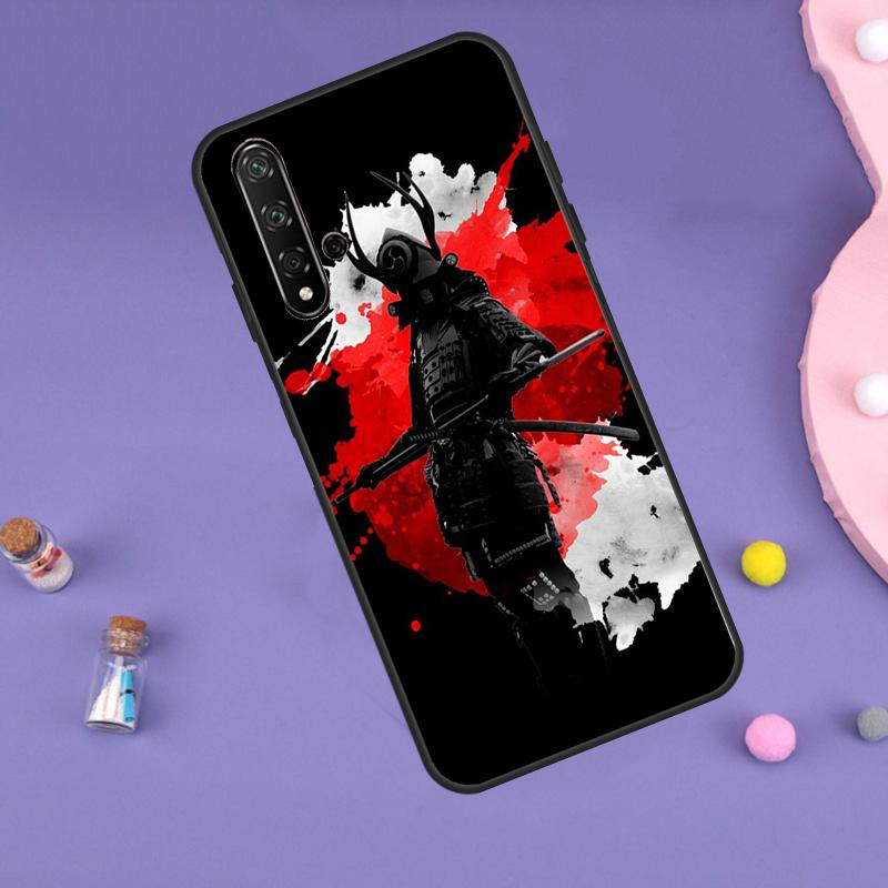 Japanese Samurai Warrior For Huawei Nova 7i 8i 11i 12i 12s 9 10 SE Y60 Y61 Y70 Y72 Y73 Y90 Y91 P20 P40 P30 Lite Case