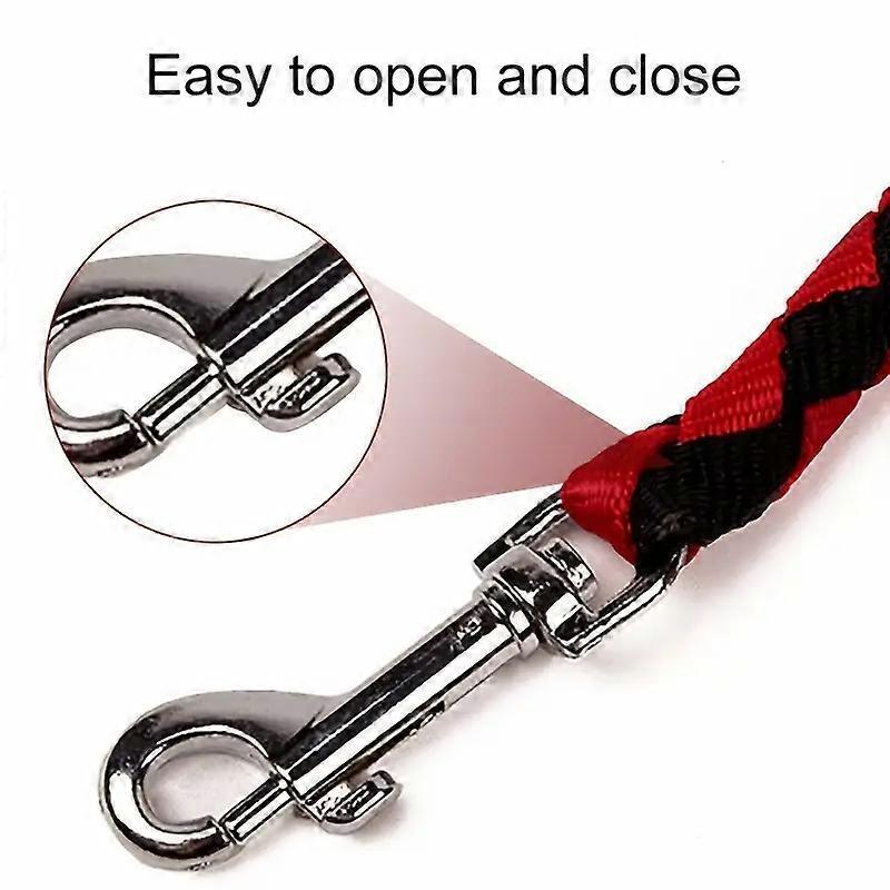 Pet DoubleTraction Rope For 2 Dogs, Hands-Free Dog Leash With Padded Handles, Reflective Stitches No Pull, Tangle-Free Design