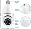 E27 Wireless Panoramic Bulb Camera - 360° Rotation & Full-Color Night Vision