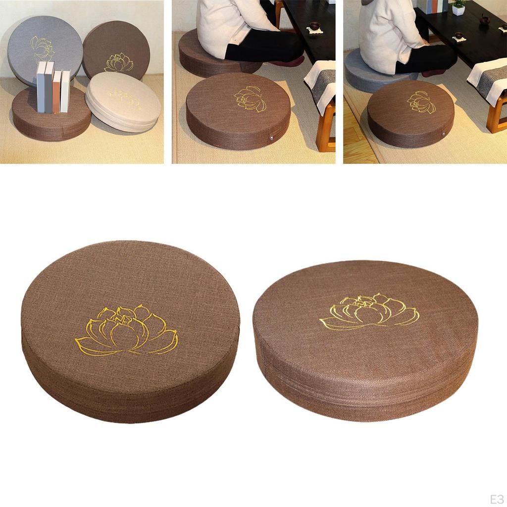 Comfortable Floor Cushion for Meditation and Relaxation - Ideal Home Decor Yoga Practice