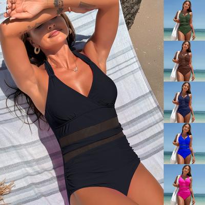 Costume da bagno estivo femminile bikini da donna sexy a vita alta costume da bagno da spiaggia