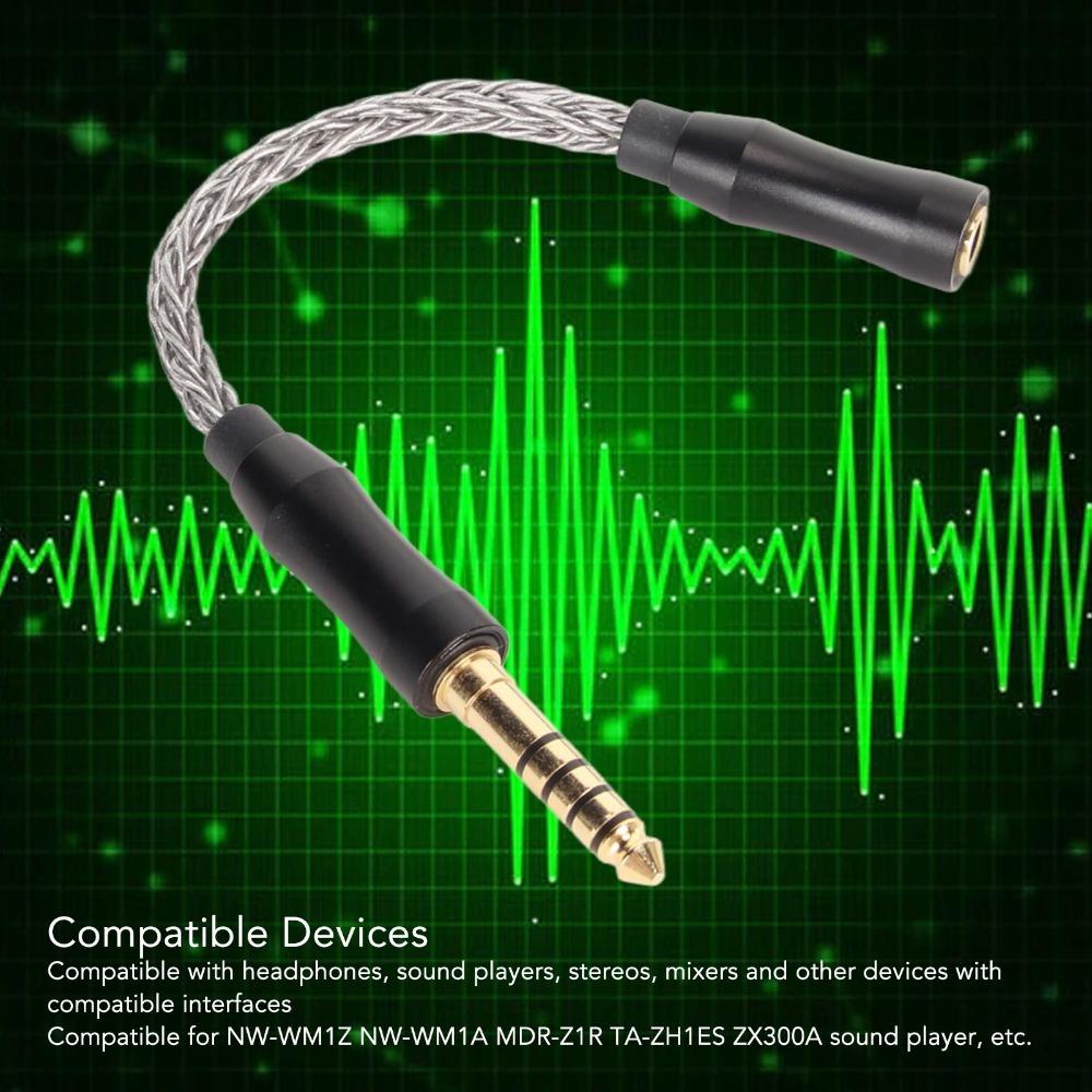 

Gold Plated 8 Strands of Stranding Cable Upgrade Cable Audio Equipment сірий