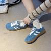 Flat Bottom German Training Shoes Women's New Spring and Summer Retro Niche Versatile Sports Board Shoes Fashion Casual White Shoes