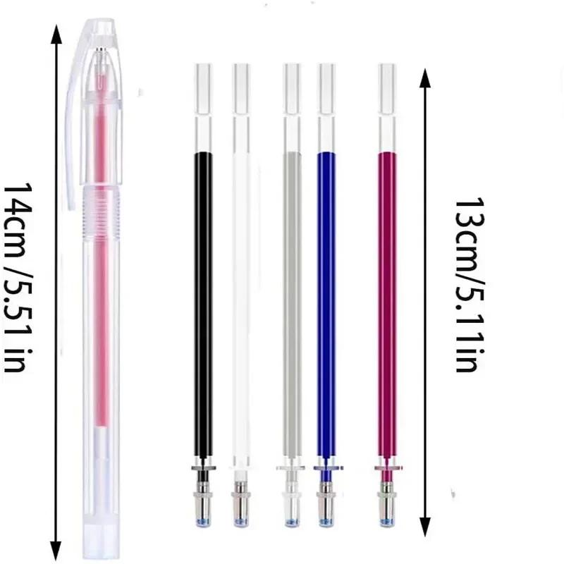 Thermal Erasable Fabric Marker Pen Set 10pcs Disappearing Ink Sewing/Quilting/Embroidery, Heat-Activated Line Markers DIY Crafts