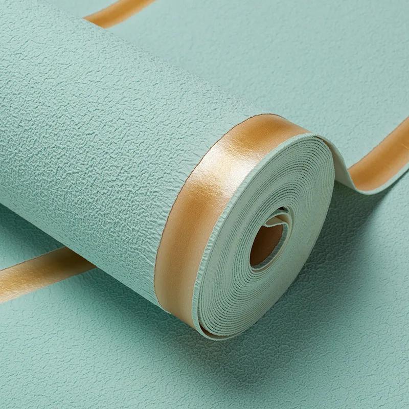 

Бархатные обои из оленьей кожи в горизонтальную полоску для гостиной, спальни, полосатая пленка для стены под ТВ, 3D рельефные утолщенные обои 0.53mx2m