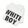 WHITE BOY OF THE YEAR T-Shirts Druck Kurzarm T-Shirt Retro Lässig Streetwear Vintage Tee Mode Top Unisex