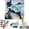 Vibrant Sailboat Pattern Dog Life Jacket For Small And Large Dogs