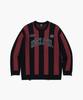 HDEX Athletic Stripe Knit (Deep Red)