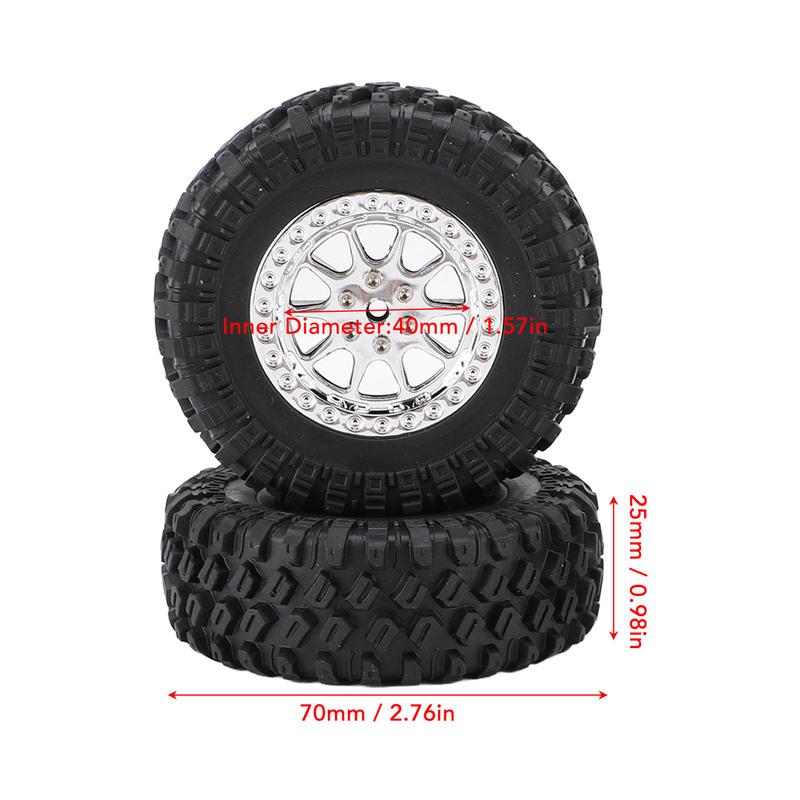 RC Bil Dæk Gummi Solid Fjernstyret Pickup Truck Hjul Dæk Udskiftning til MN82 RC Hjul Dæk RC Lastbil Hjul Dæk