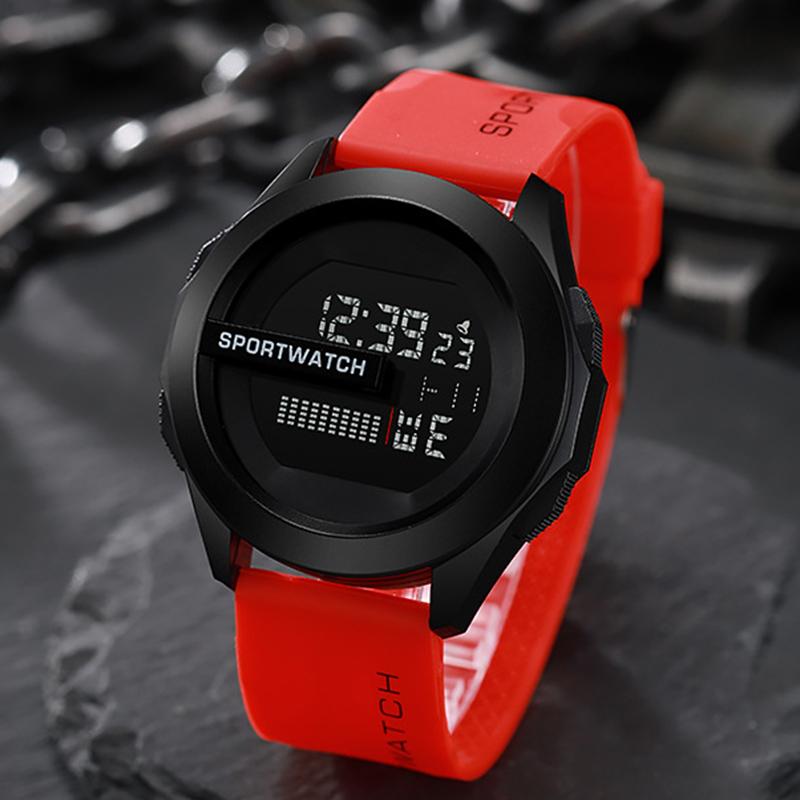 Sport Watch for Men Military Digital Watch Stopwatch Luminous Date Week Waterproof Men's Clock Electronic Wristwatch