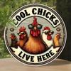 Pastoral Style Metal Decorative Painting for Farms & Cafes