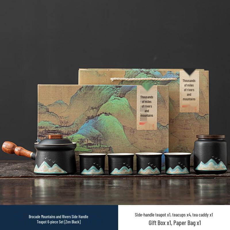 Forbidden City Splendid Mountains & Rivers Kung Fu Tea Set