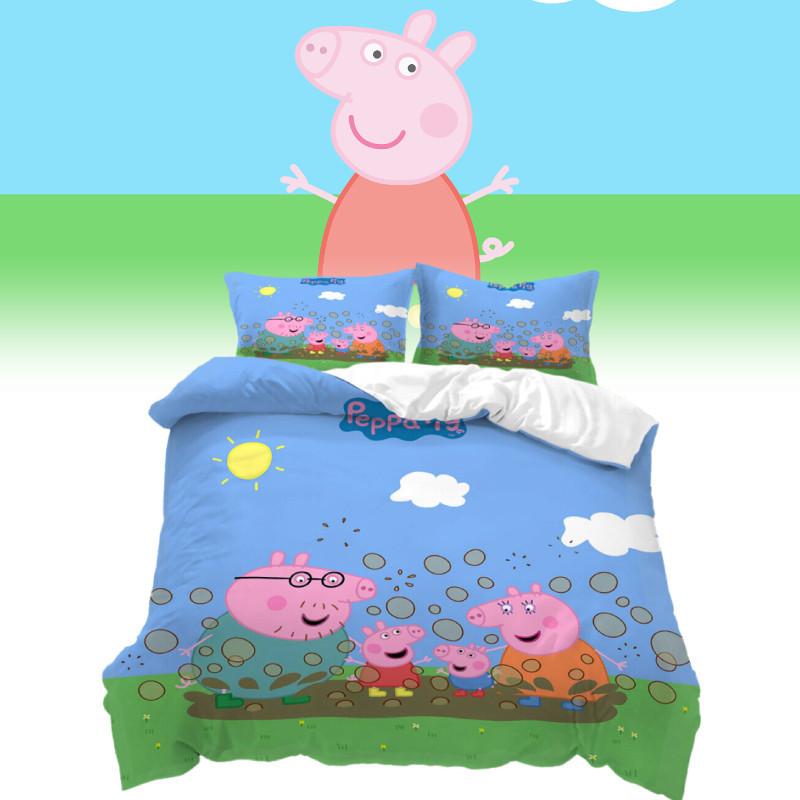 High Definition Digital Print 3 Piece Bedding Set For Us Size Bed Sheet