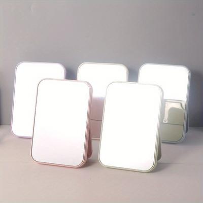 Specchio da Trucco Grande con Dimensioni Elevate da Tavolo Pieghevole Semplice Portatile Grande Quadrato da Principessa