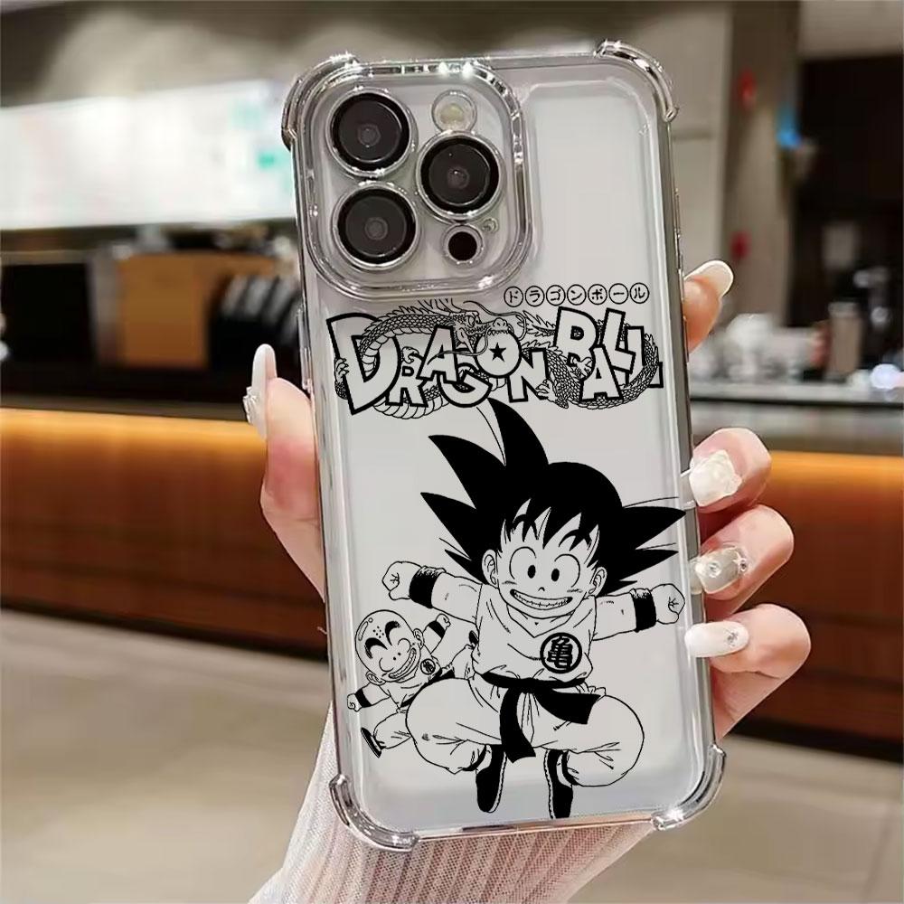 Son Goku Dragons Ball Art Phone Case For Xiaomi 15T 14T 13 Pro 15 F8 Ultra Poco X7 F7 Pro 5G X5 X6 F5 M7 Shockproof Clear Cover