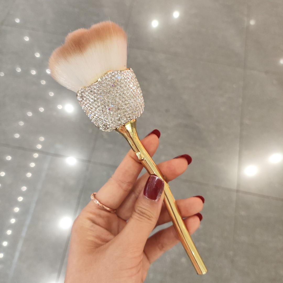 

Lux Rhinestone Rose Blush & Powder Brush