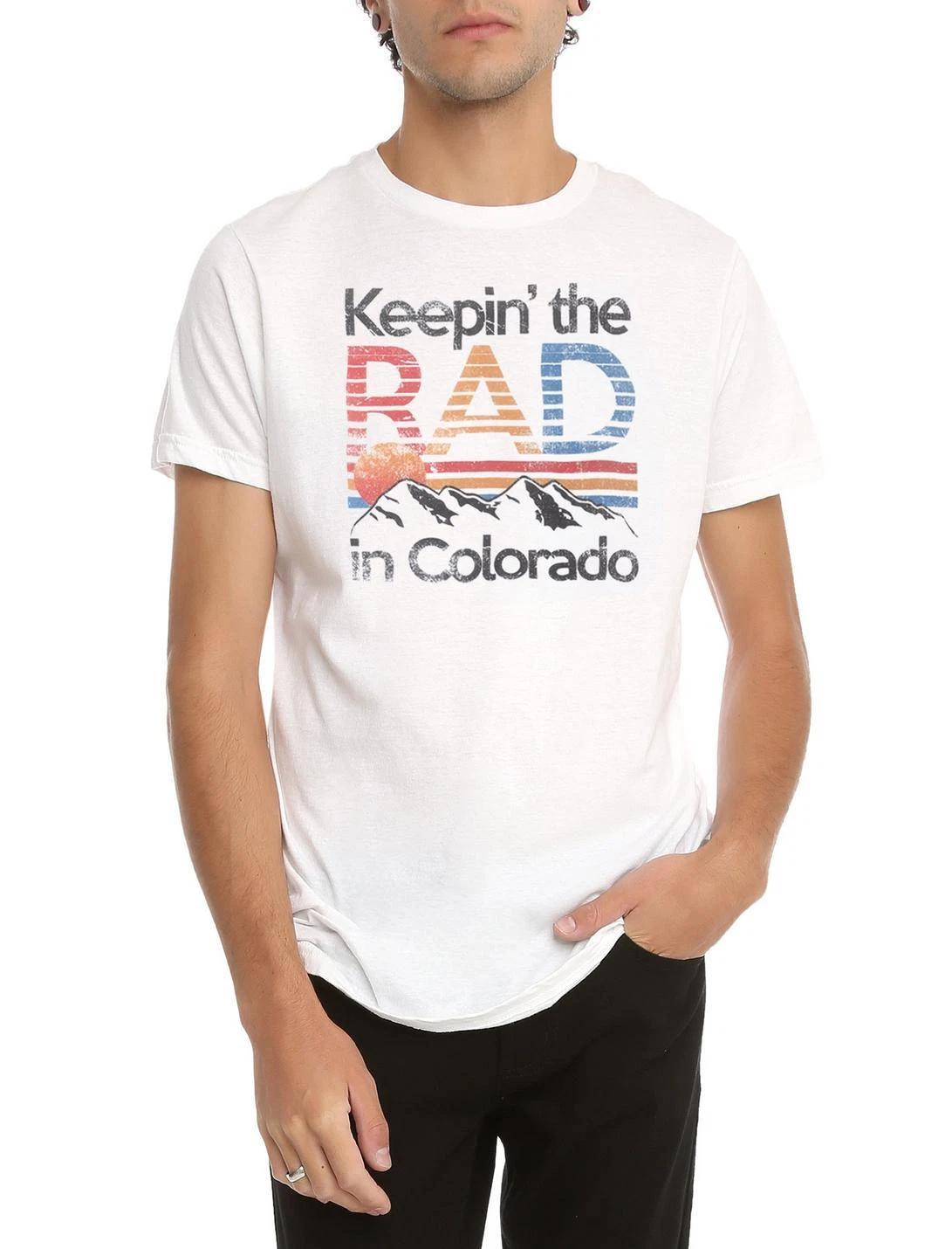 Hot Topic Mens Keepin  The Rad In Colorado Shirt New XS, S M