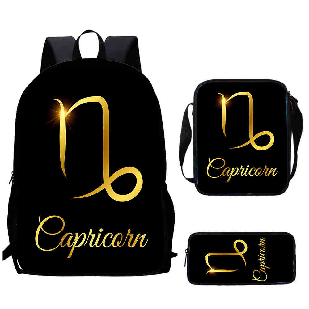 12 Sternbilder Schultasche High Definition Multifunktion Oxford Leichter Rucksack Haare