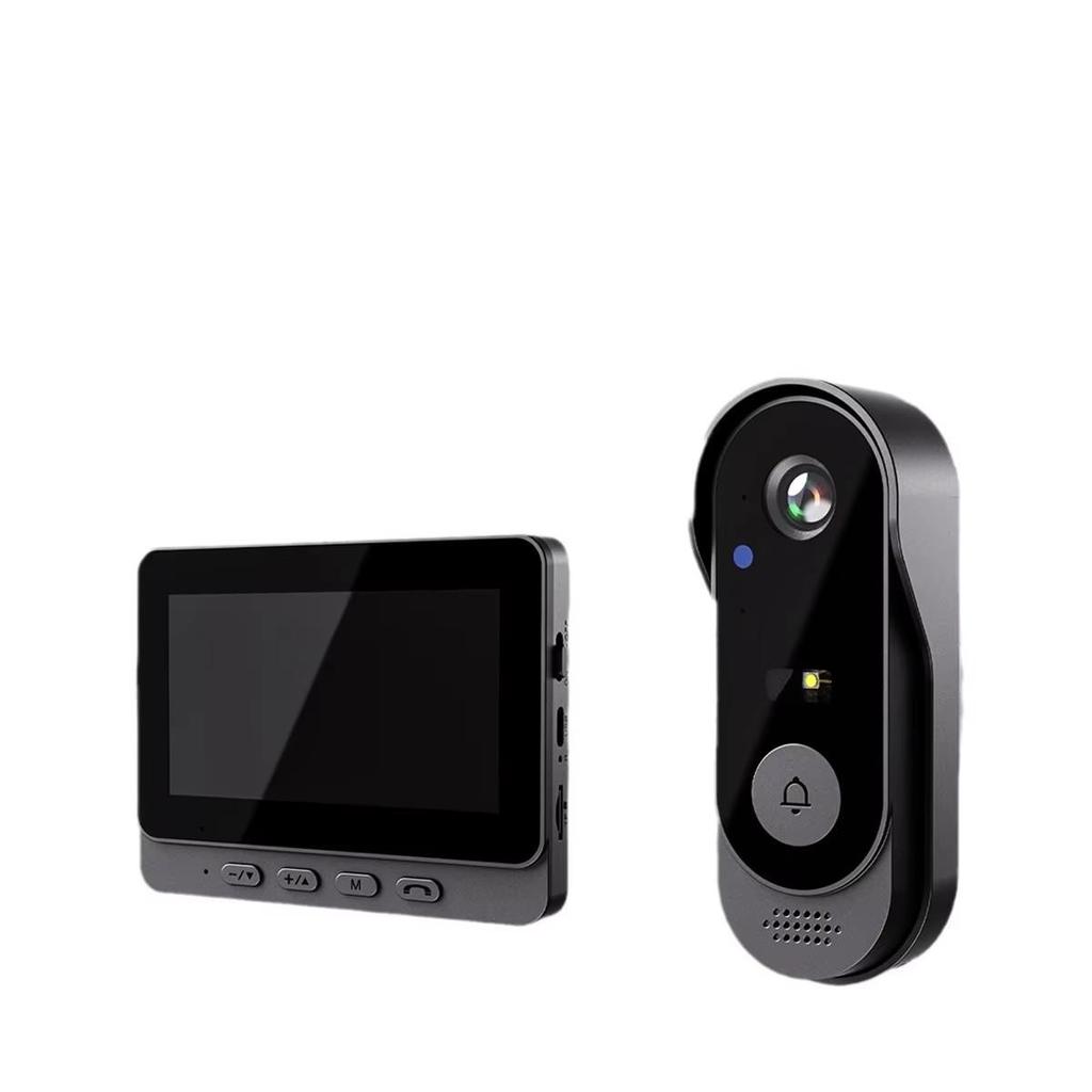 Smart X8 2.4G WiFi Doorbell Video Intercom 4.3" LCD Screen Home Security Smart Door Bell Intercom IR Night Vision Smart Eye Peephole