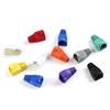 RJ-45 CAT6 CAT5e Adapter Cap Ethernet Network Cable Connector Plugs RJ45 Caps for Cat 5 CAT6 Protective Sleeve Multicolo