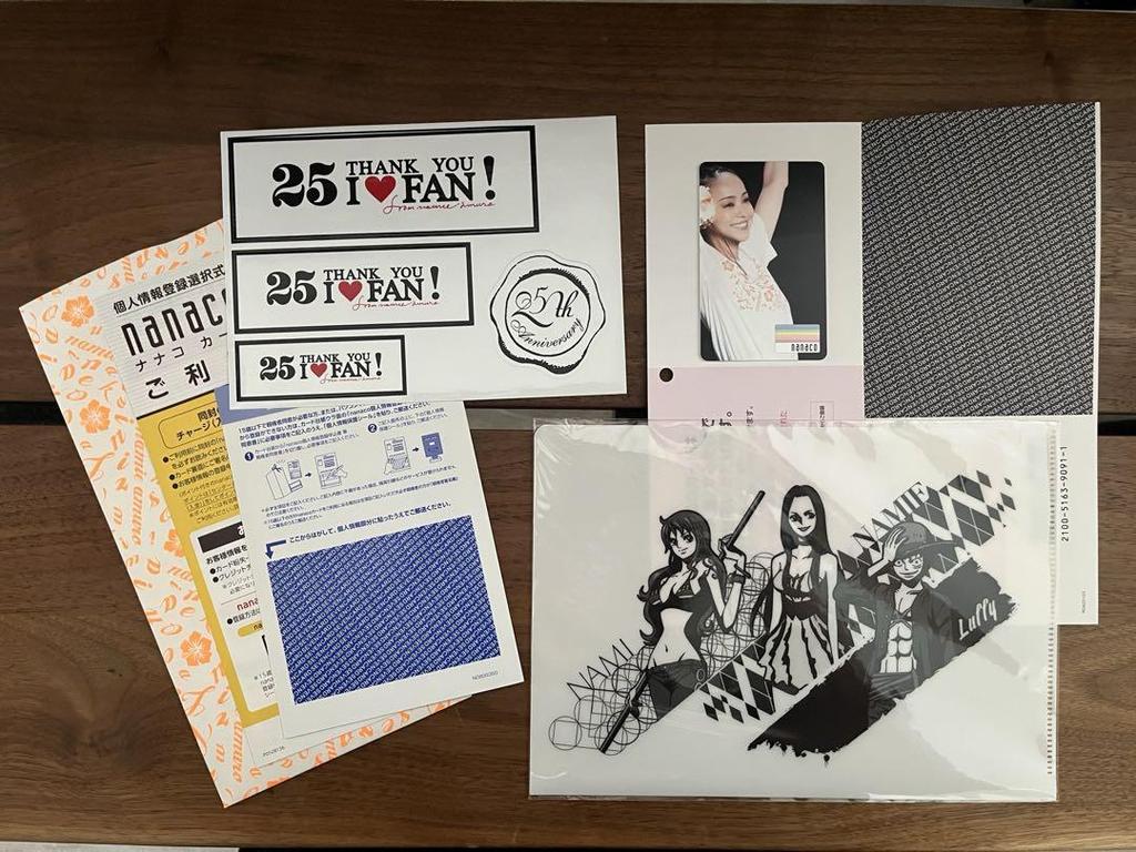 [USED] Namie Amuro Nanaco Card Seven-Eleven Limited Edition Nanaco Card 25th Anniversary