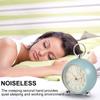 Retro Alarm Clock Non Ticking Silent Bedside Clock Simple Loud Desk Clock with Light  for Heavy Sleepers