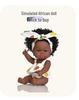 30cm Silicone Reborn Baby Doll - Soft Sleep Companion & Child Role-Playing Toy