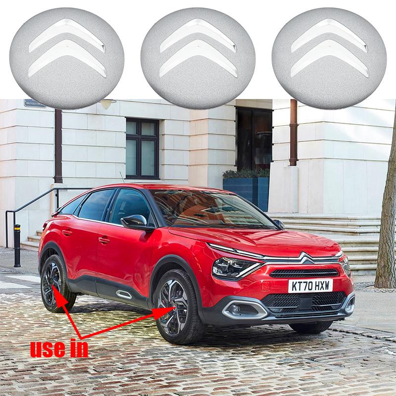 

4pcs Citroen 65mm 60mm 56mm 54mm 3D Car Wheel emblem sticker Wheel Center Hub Cap auto Rim refit badge sticker accessories 54mm wheel sticker&Citroen