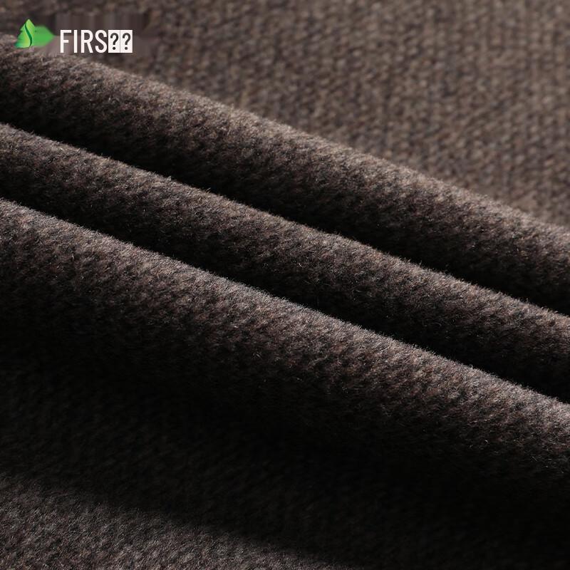 Shanshan Men's Merino Wool Blend Double-Faced Slim-Fit Blazer