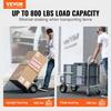 Aluminum Hand Truck, 2 in 1, 800 lbs Load Capacity, Heavy Duty Industrial Convertible Folding Hand Truck and Dolly, Utility Cart Converts from Hand