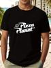 Pizza Planet Summer Simple And Stylish Short-Sleeve T-shirt