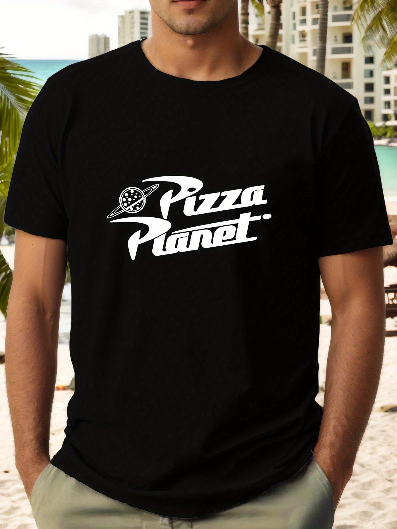 Pizza Planet Summer Simple And Stylish Short-Sleeve T-shirt XXXL