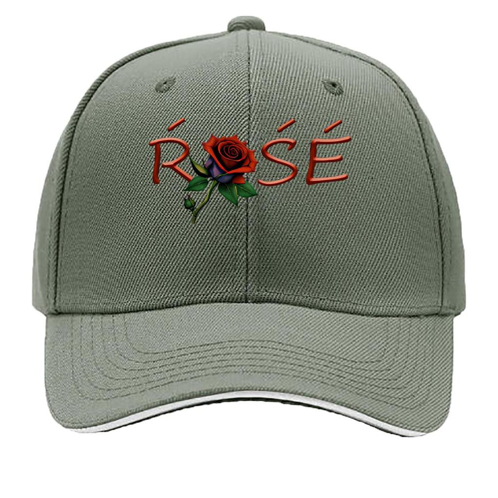 Artistic Red Blue Rose Home Decor Hip Hop hat Fashion Outdoor Sports Sandwich Baseball Cap